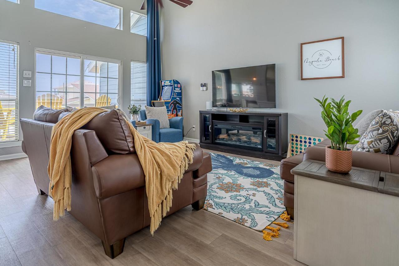 Hot Tub - Ocean Views - Steps To Private Beach - Quiet Location Galveston Dış mekan fotoğraf